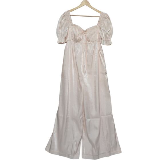 Free People Selkie The Lickety Split Seashell Jumpsuit Women's Size Medium - Picture 1 of 11